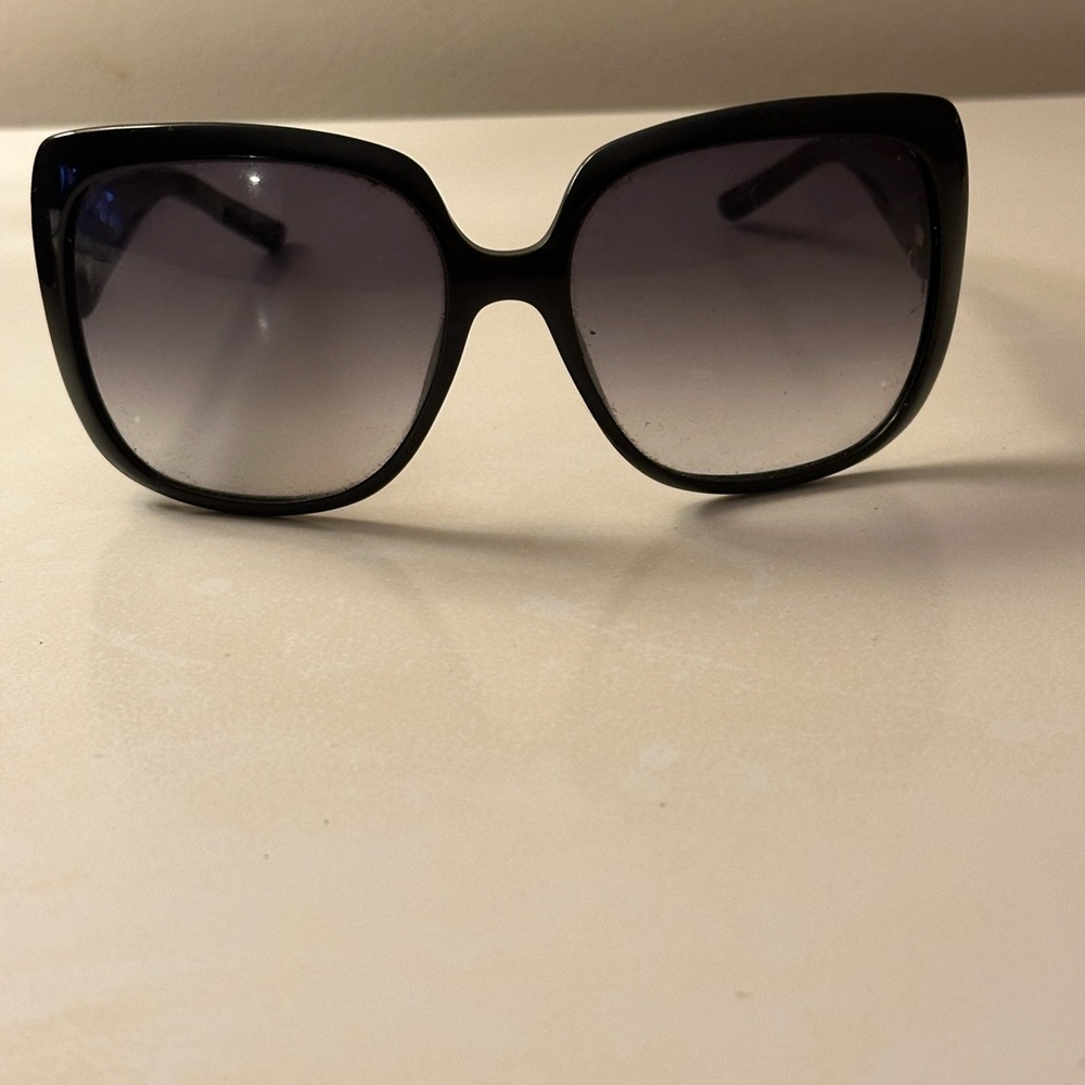 Authentic Gucci Black Oversized Sunglasses